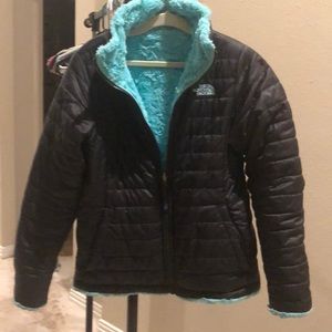 North face girls reversible jacket.